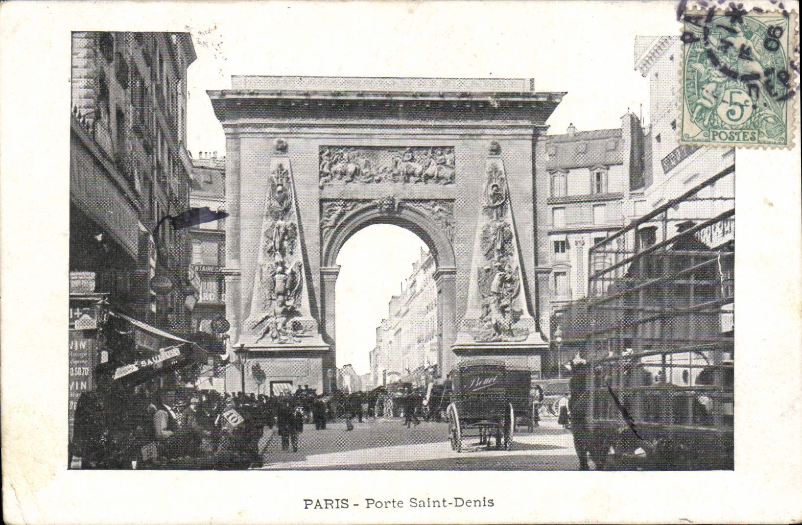 CPA Paris Porte Saint Denis 