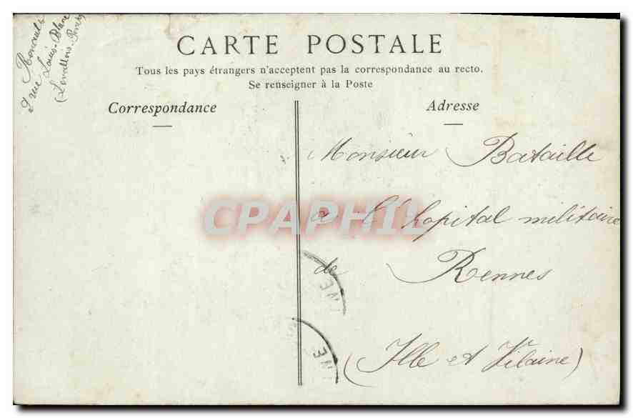 CPA Paris La Gare d'Orleans Quai d'Orsay  — Rückseite