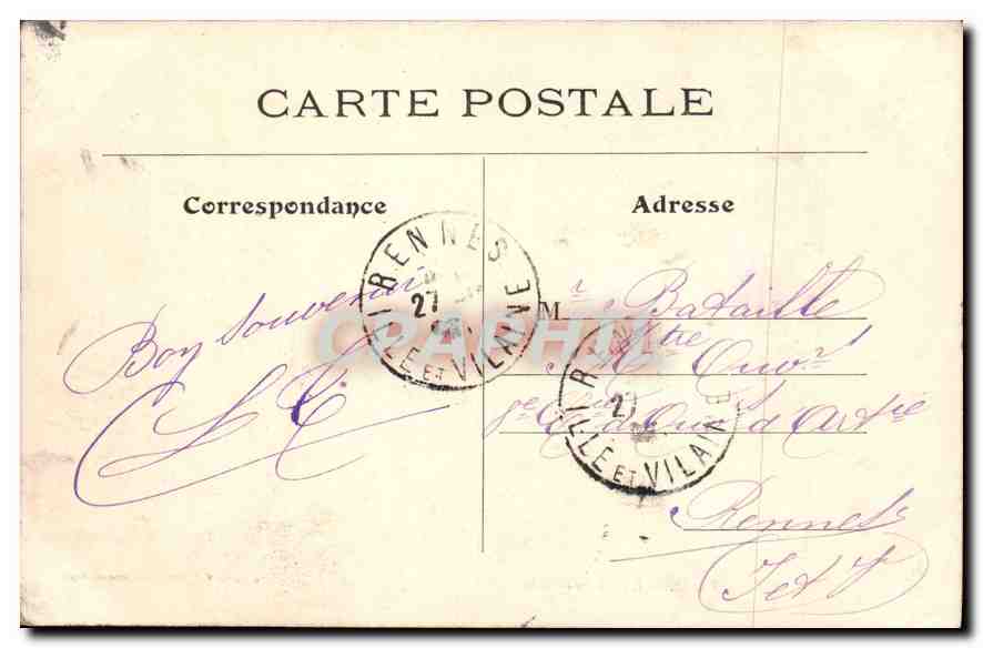 CPA Paris L'Hotel de Ville  — Rückseite
