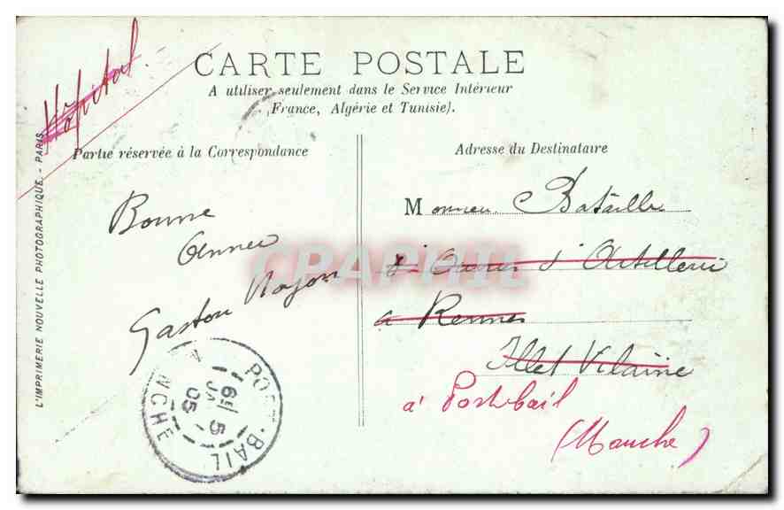 CPA Paris L'Eglise Russe Russie Russia — Verso