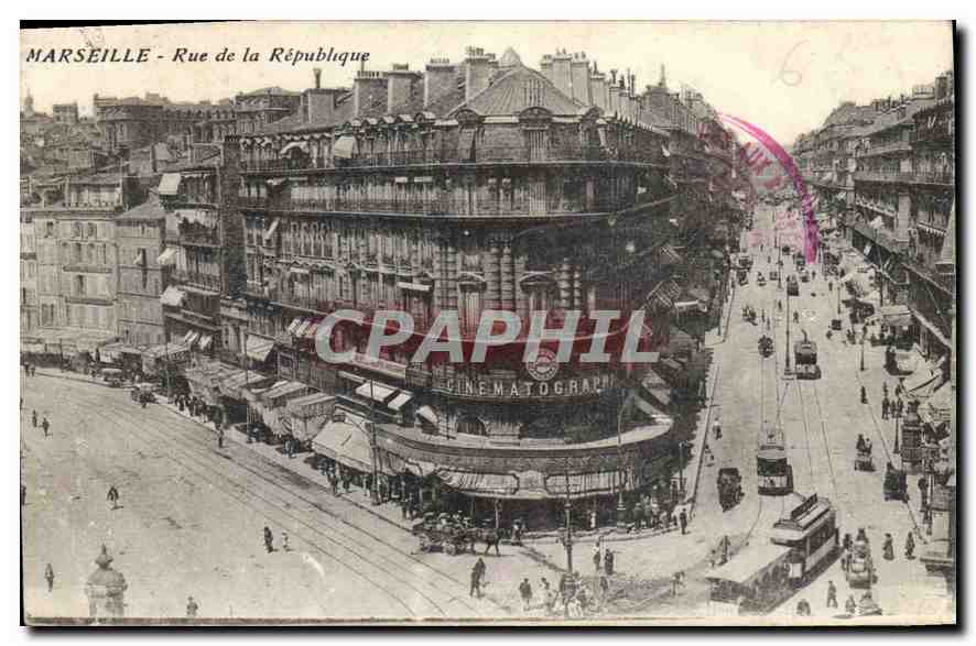 CPA Marseille Rue de la Republique 