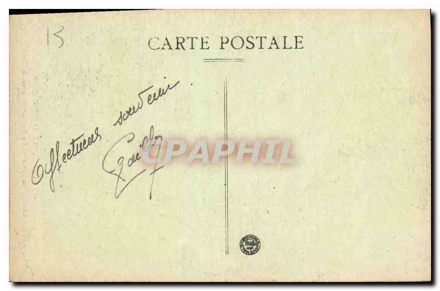 CPA Le Cantal Pittoresque Le Lioran en Hiver Un Sentier a travers la Foret  — Back