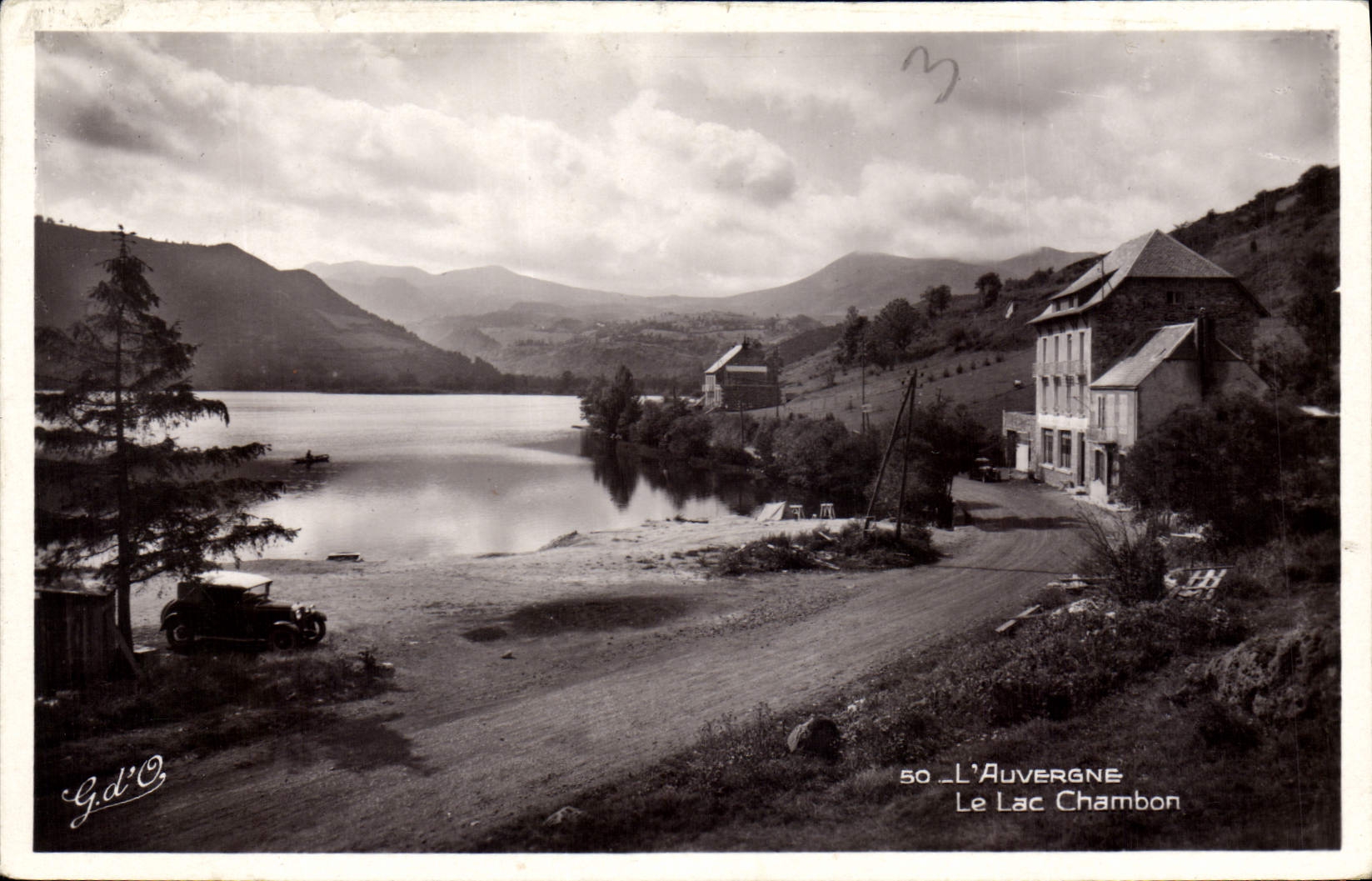 CPA L'Auvergne Le Lac Chambon 