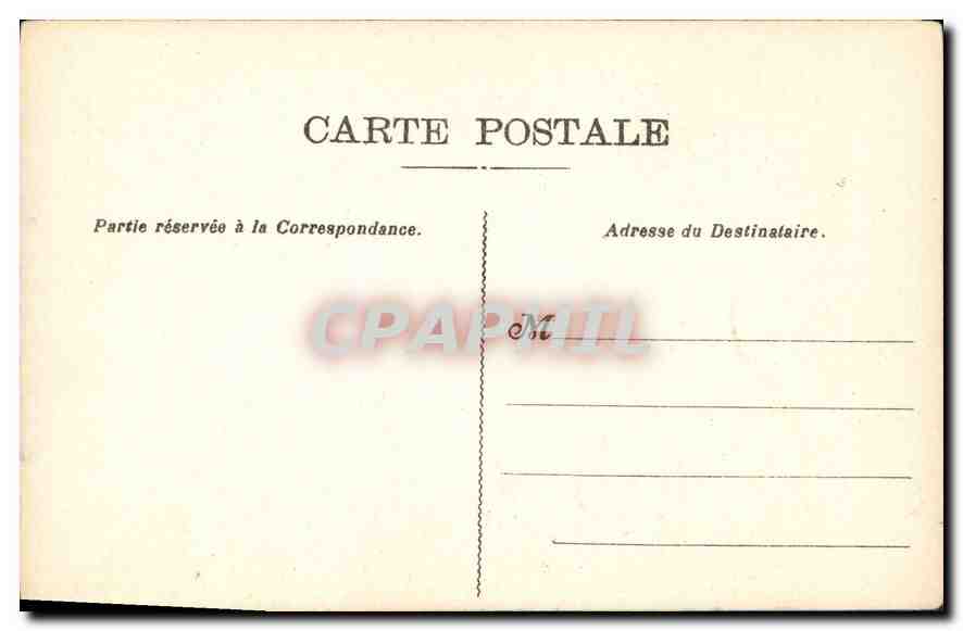 CPA Arbre — Verso