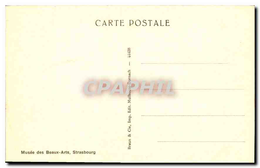 CPA Inconnu XVI siecle Douleur pres de la Croix  — Verso