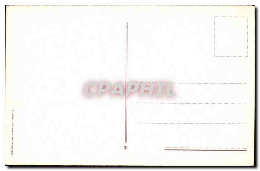 CPA Ambrosiana Leonardo da Vinci  — Verso