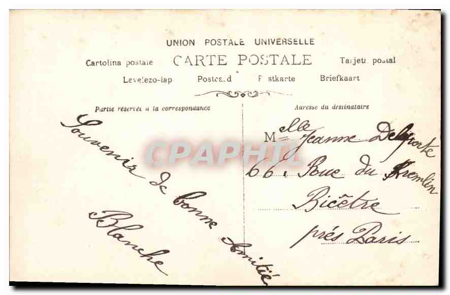 CPA Femme — Back