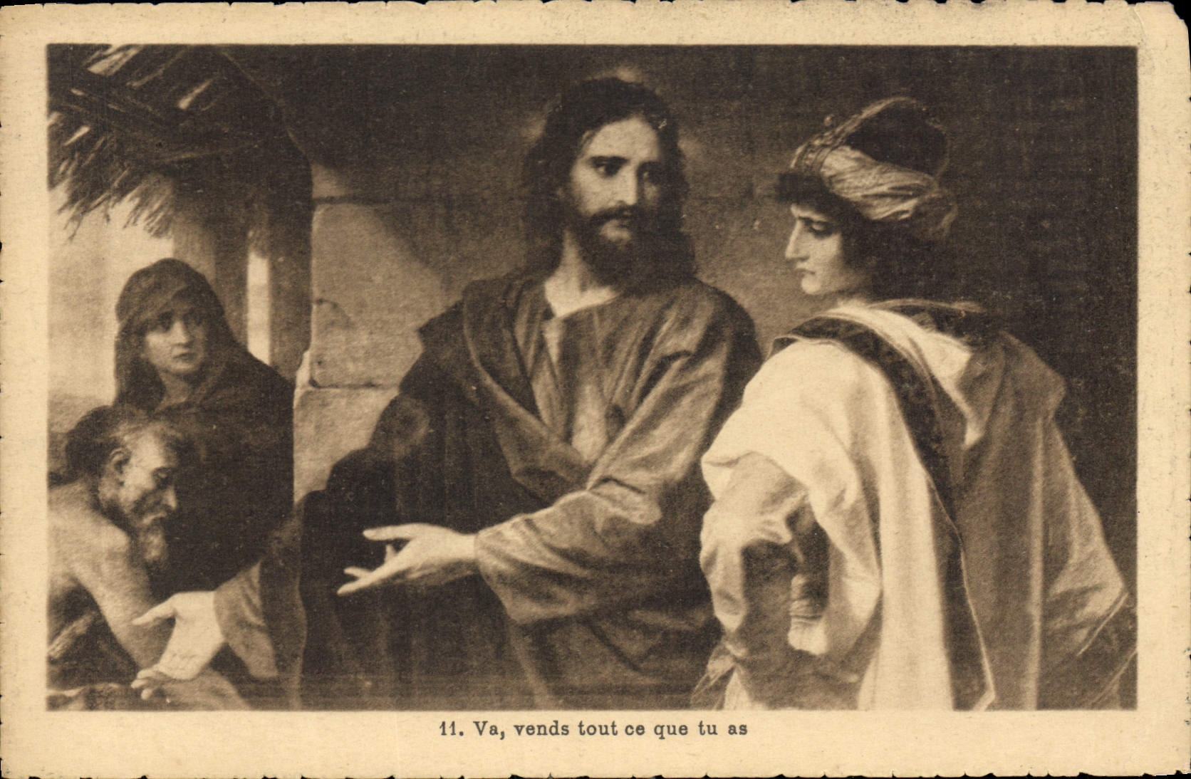 Jésus et le jeune homme — Série 11 — F.-L.-A. Freytag, Lyon