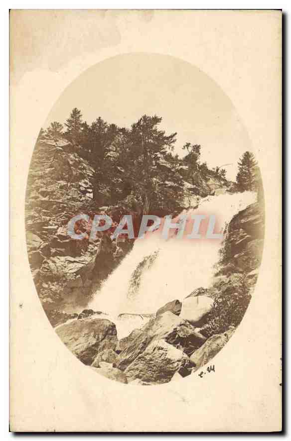Chute d'eau dans un paysage montagneux — éditeur inconnu, n° de série 10