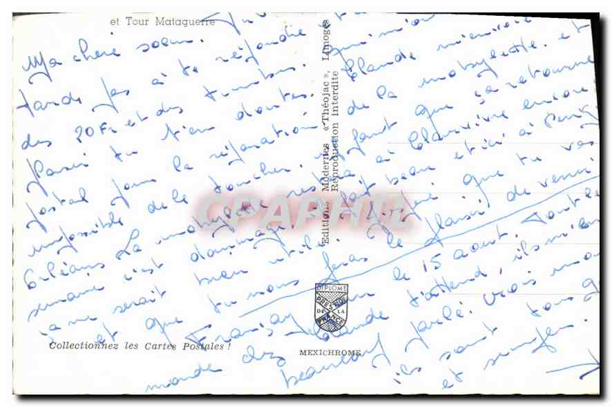 CPA Tour Mataguerre  — Verso