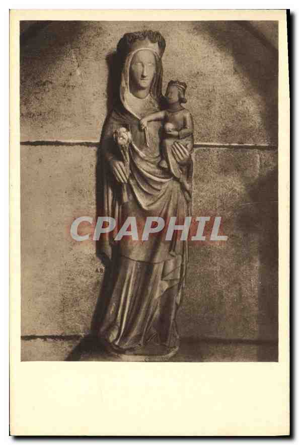 Verneuil-S-avre — Église Notre-Dame — Statue d'Albatre — Édition des Amis de Verneuil