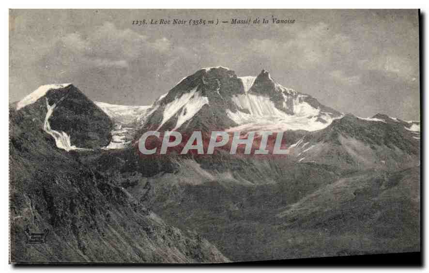 Le Roc Noir (3585 m) — Massif de la Vanoise — éditeur A. Routinay