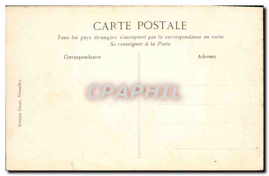 CPA Musee de Versailles Portrait de Marie Antoinette dit a la Rose  — Verso