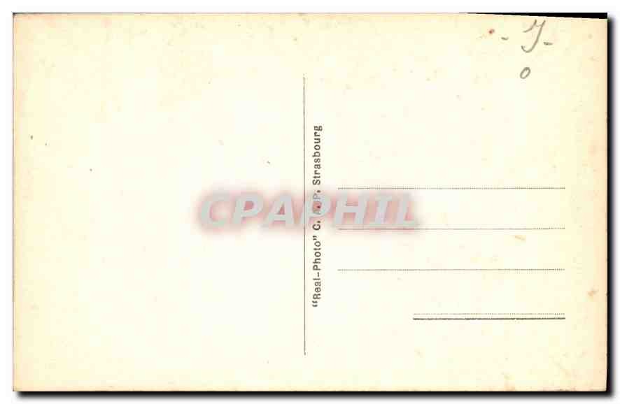 CPA Chambon  — Rückseite