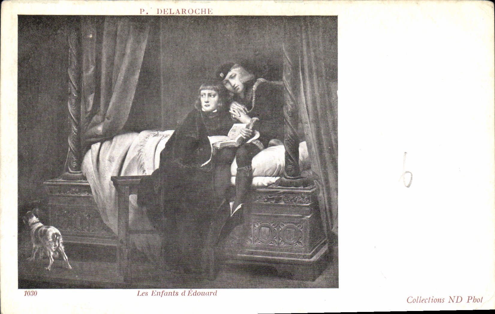 CPA P Delaroche Les Enfants d'Edouard 