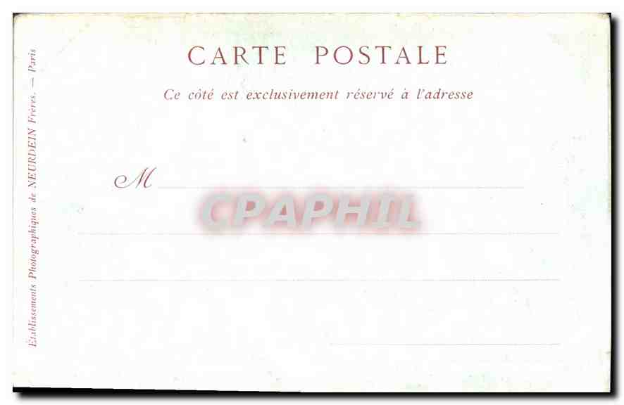 CPA P Delaroche Les Enfants d'Edouard  — Verso