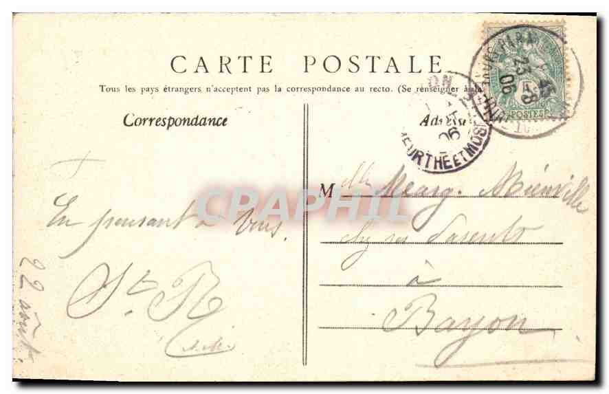 CPA Apparition du Sacre Coeur a la Bienheureuse Marguerite Marie  — Rückseite