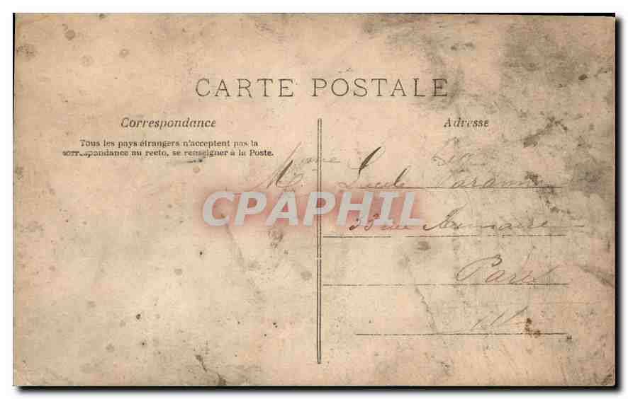 CPA C'qu'il Loc ce cigare Enfant — Verso