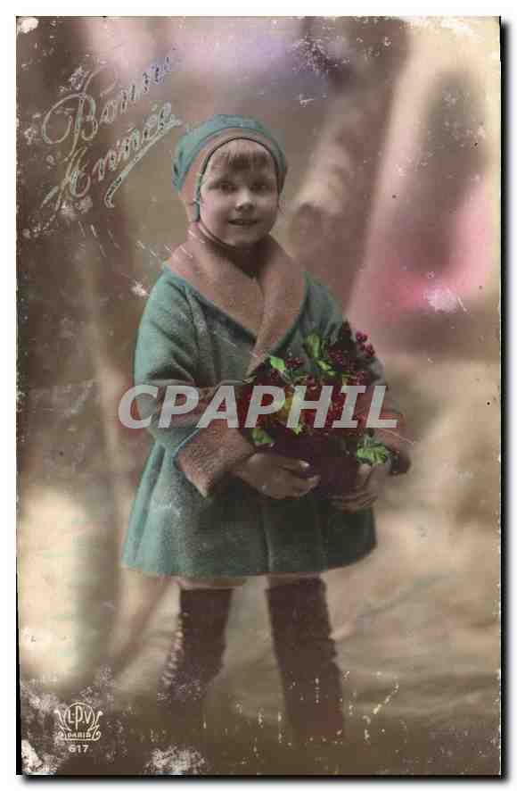 CPA Bonne Annee Enfant
