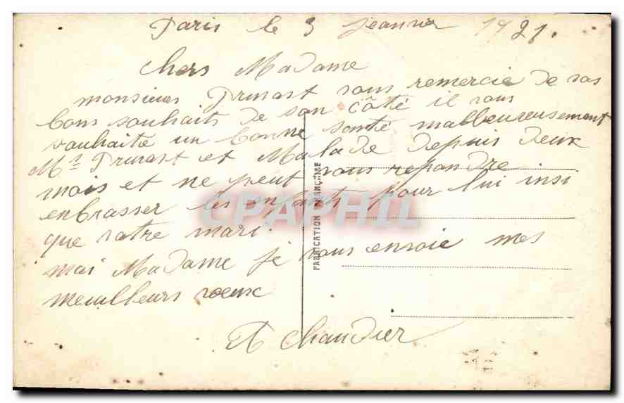 CPA Bonne Annee Enfant — Rückseite