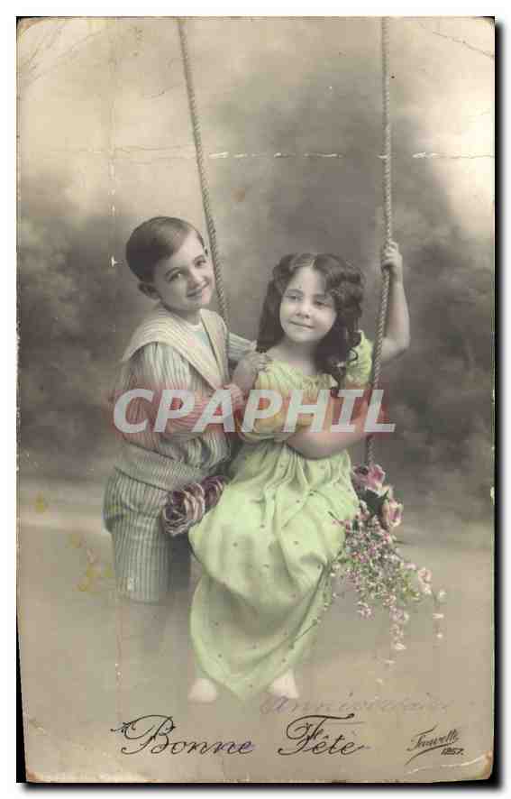 CPA Bonne Fete Enfants