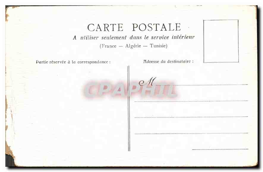 CPA Enfant — Rückseite