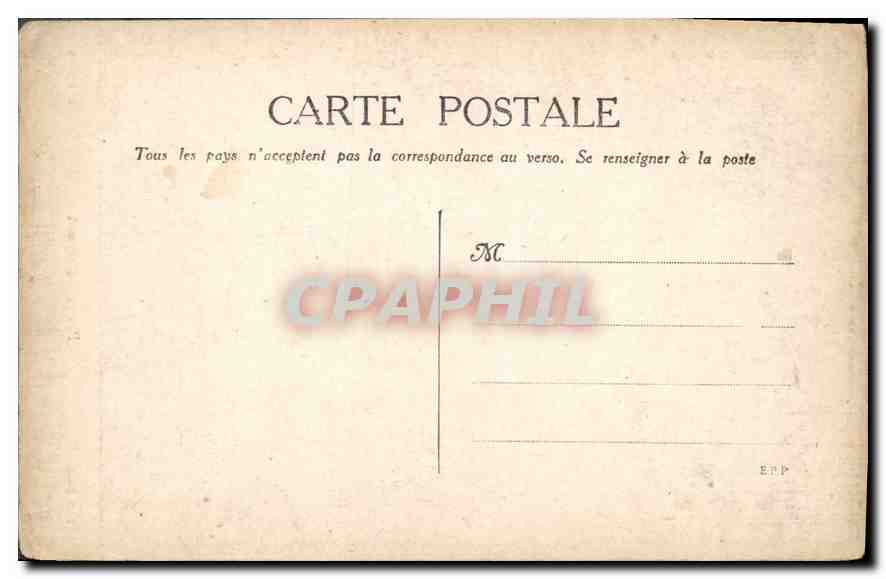 CPA Van Dick Portra d'Enfant Londres  — Rückseite