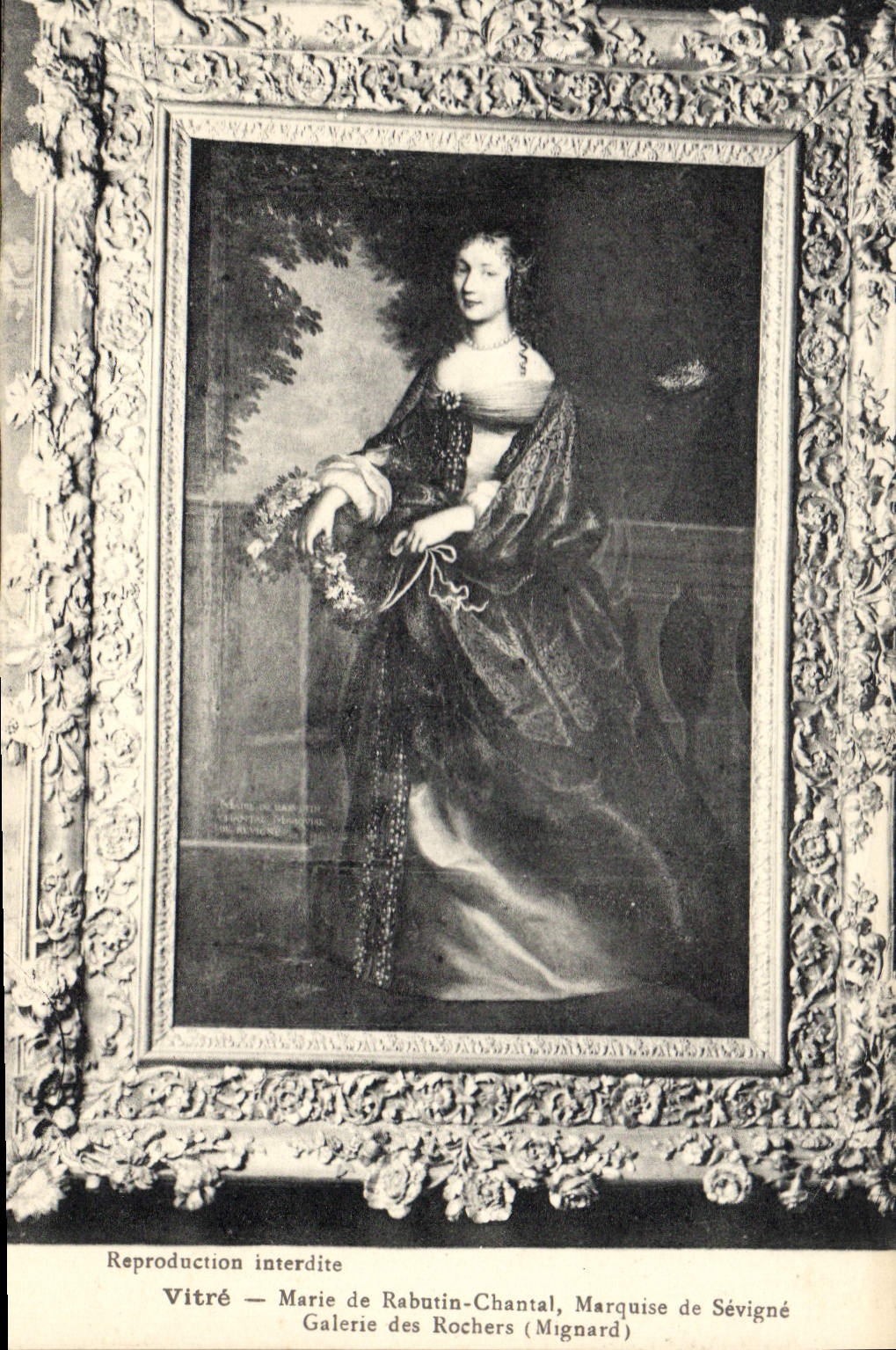 Vitré — Marie de Rabutin-Chantal, Marquise de Sévigné — Galerie des Rochers (Mignard)