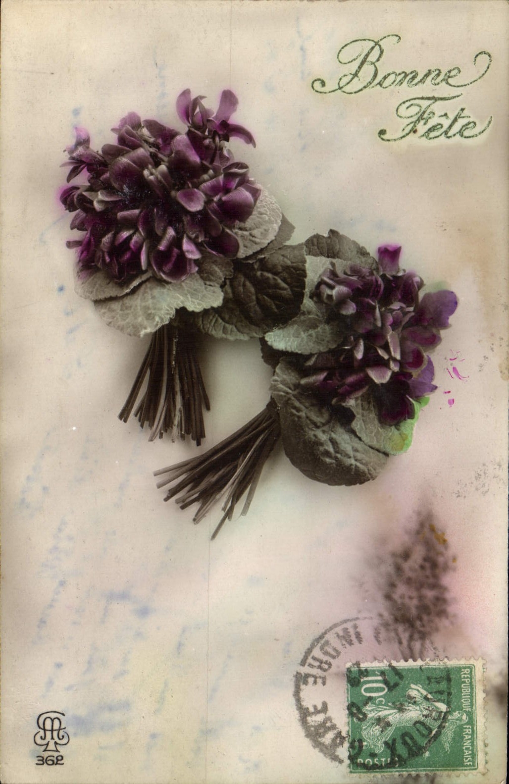 CPA Bonne Fete Fleurs