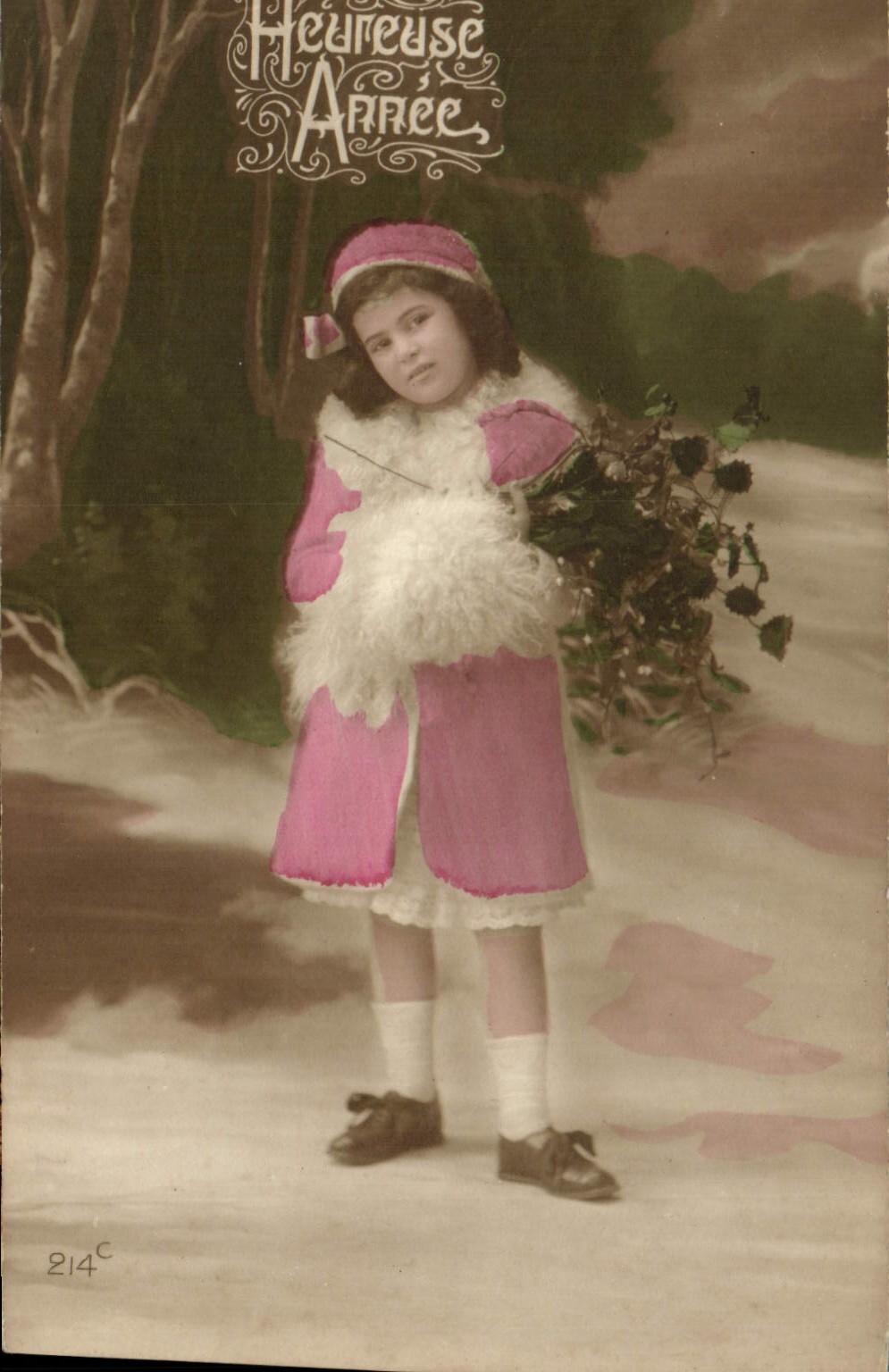 CPA Heureuse Annee Enfant