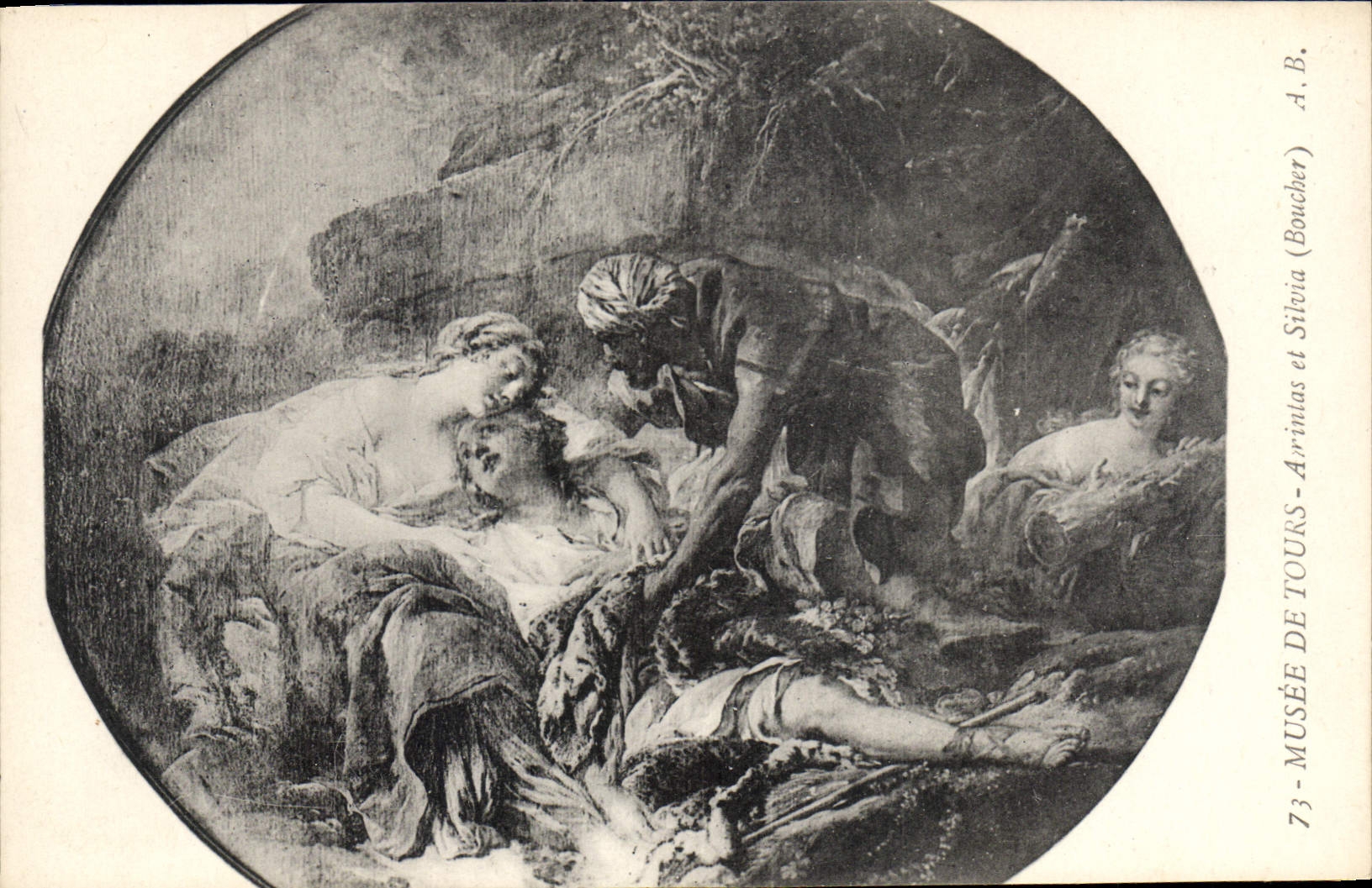 CPA Musee de Tours Arintas et Silvia Boucher 