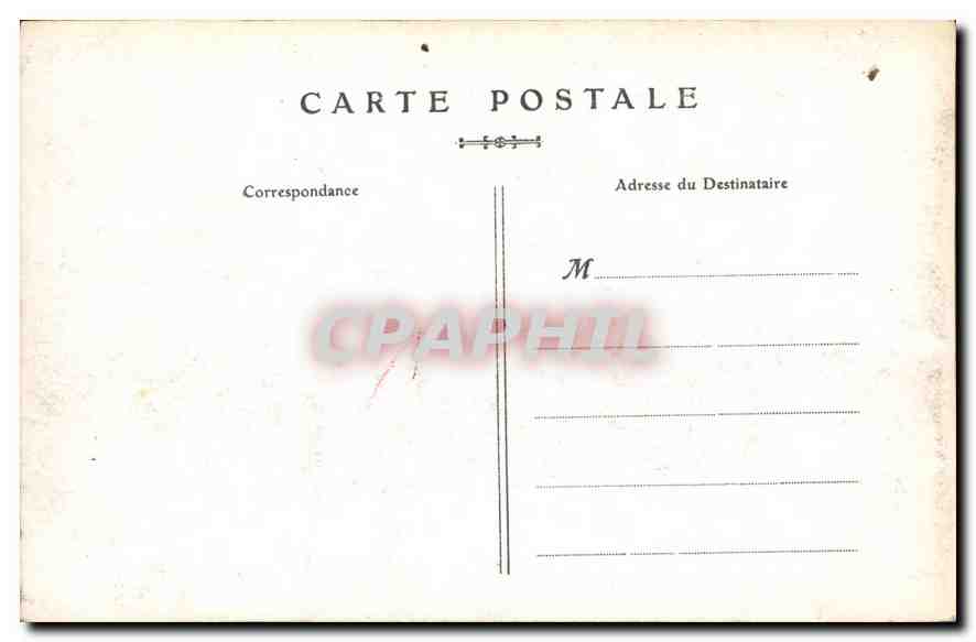 CPA Femme — Rückseite
