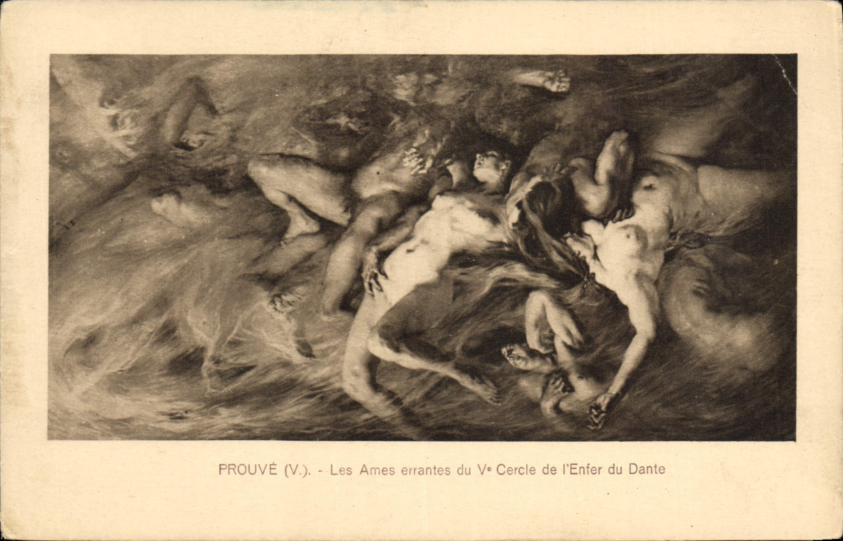 CPA Frouvre Les Ames errantes du V Cercle de l'Ender du Dante 
