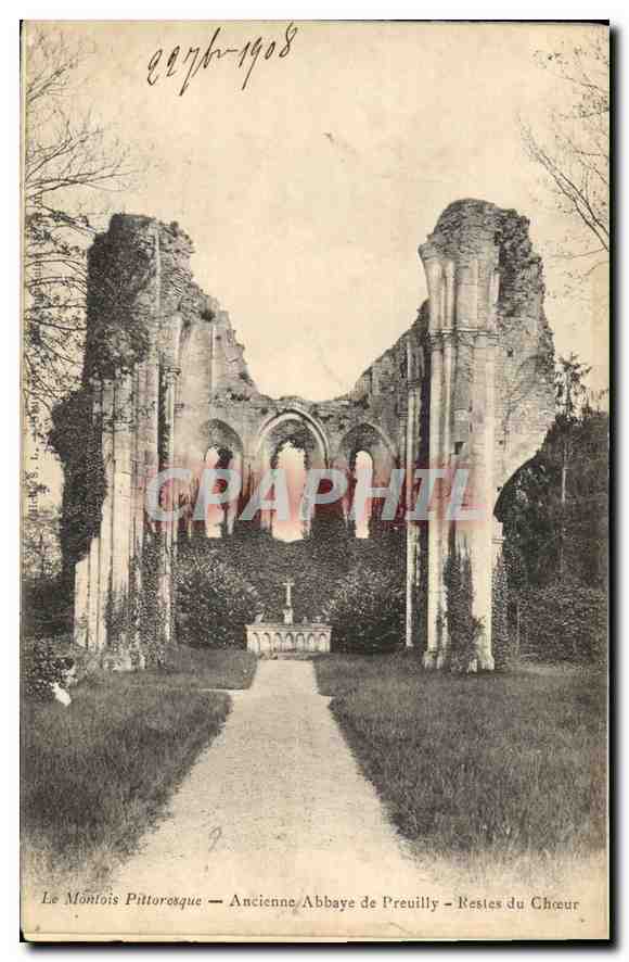 CPA Le Montois Pittoresque Ancienne Abbaye de Preuilly 