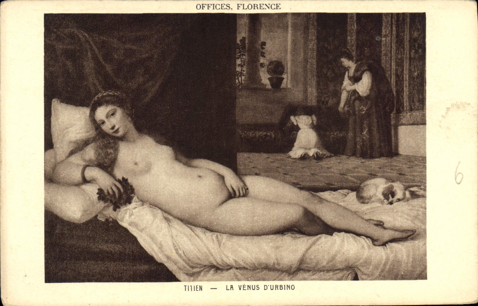 La Vénus d'Urbino — Titien — Offices, Florence