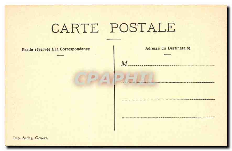 CPA Tryptique de la Cathedrale par le Maitre de Moulins  — Rückseite