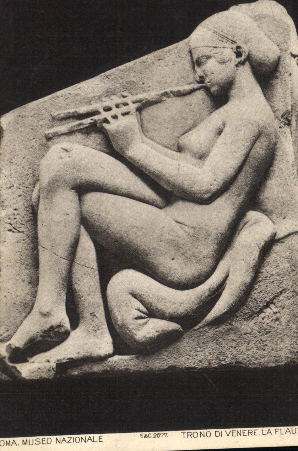 Trono di Venere. La Flautista — Musée National d'Art, Rome — F.&C.2677