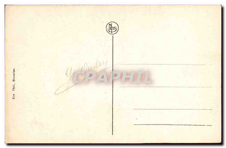 CPA Bruges Hopital Saint Jean Mariage mystique de Sainte Catherine  — Back