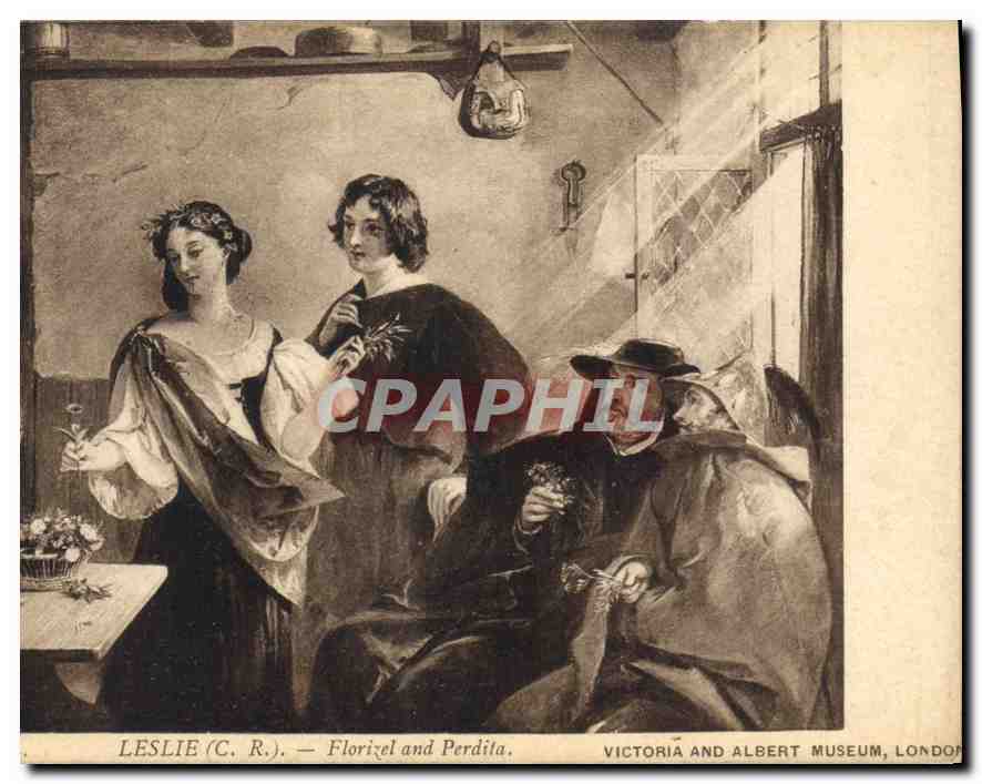 Florizel and Perdita — Leslie (C. R.) — Victoria and Albert Museum, London