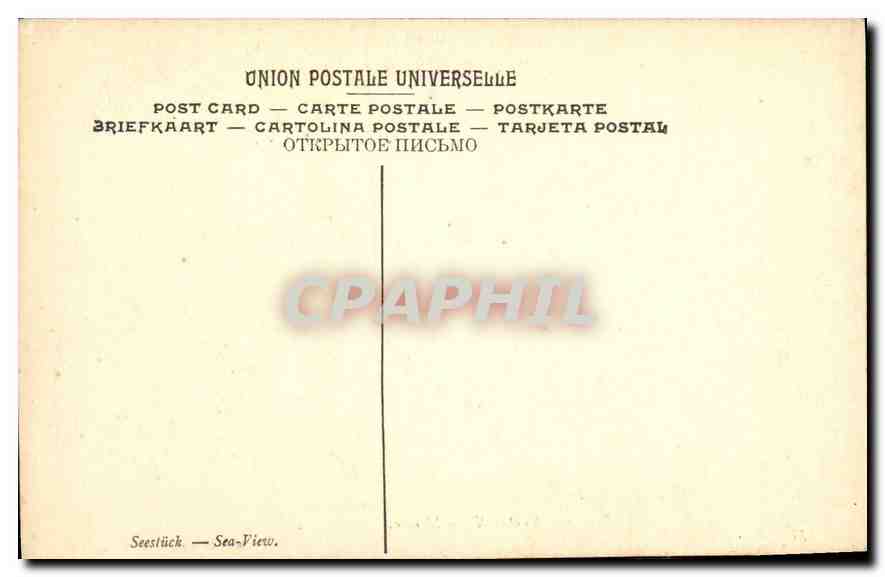 CPA Musee Royal de la Haye Storck Marine  — Verso