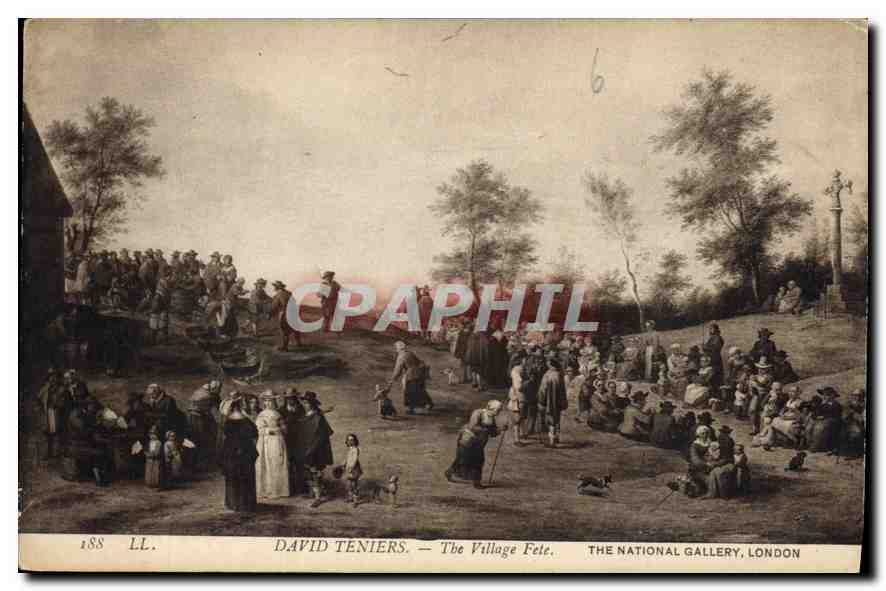 David Teniers — The Village Fete — The National Gallery, London