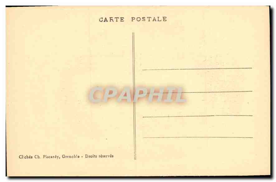 CPA Musee de Grenoble Poussin Charles Tapisserie des Gobelins Moise expose sur les Eaux  — Verso