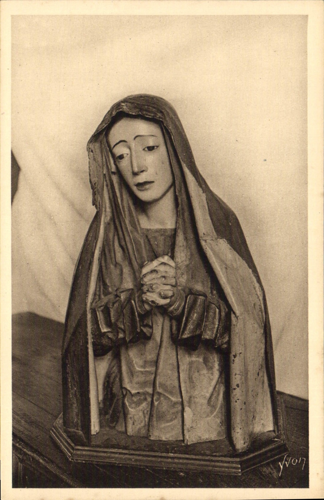 La Vierge d'Alonso el Cano — Villandry (Indre-et-Loire) — Yvon 1017