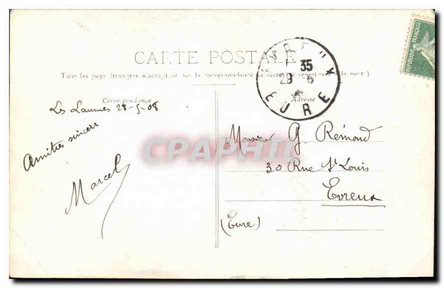 CPA Pro Alesia Musee de Florence Tete de jeune Gaulouise  — Verso