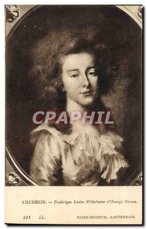 Frédérique Louise Wilhelmine d'Orange Nassau — Portrait par Tischbein — Rijksmuseum, Amsterdam