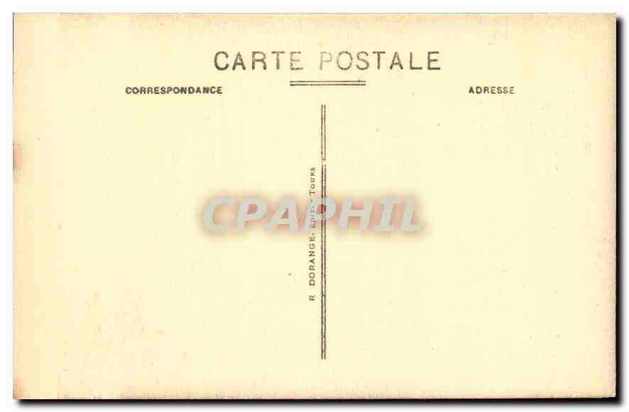 CPA Villandry I et L Le Chateau  — Verso