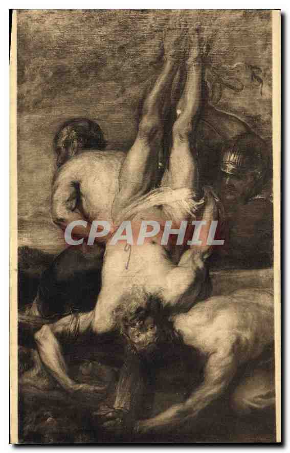 CPA A Van Dyck Le Martyre de St Pierre Musee de Bruxelles 