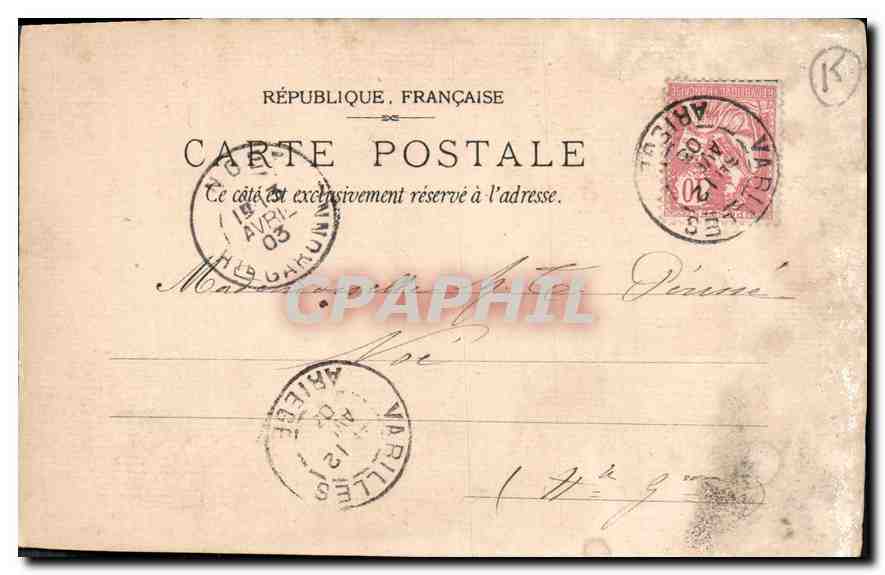 CPA Maladroit  — Verso