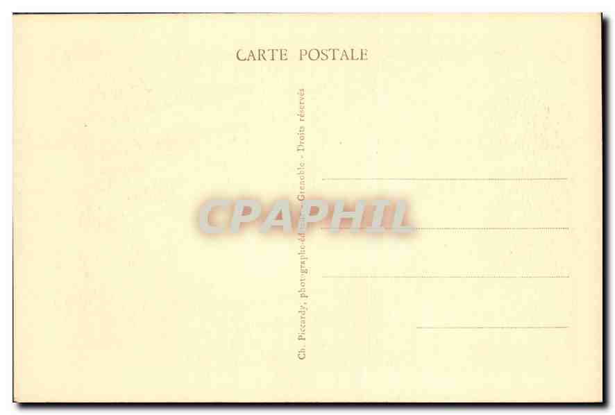 CPA Musee de Grenoble Le Perugin Ecole Ombrienne Saint Sebastien et Sainte Apolline  — Verso