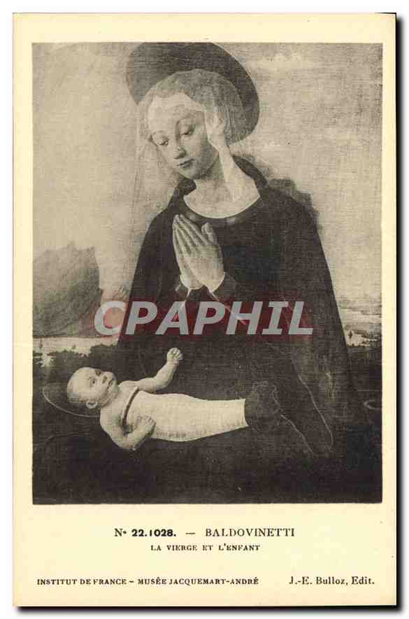 La Vierge et l'Enfant — Baldovinetti — J.-E. Bulloz, Edit.